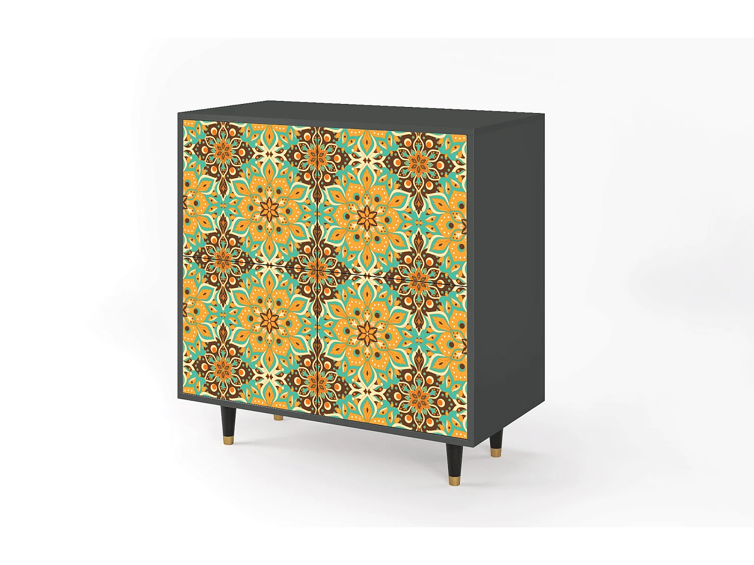 Buffet - 94x96x48 cm - BS3 - Indian Spices, Anthracite