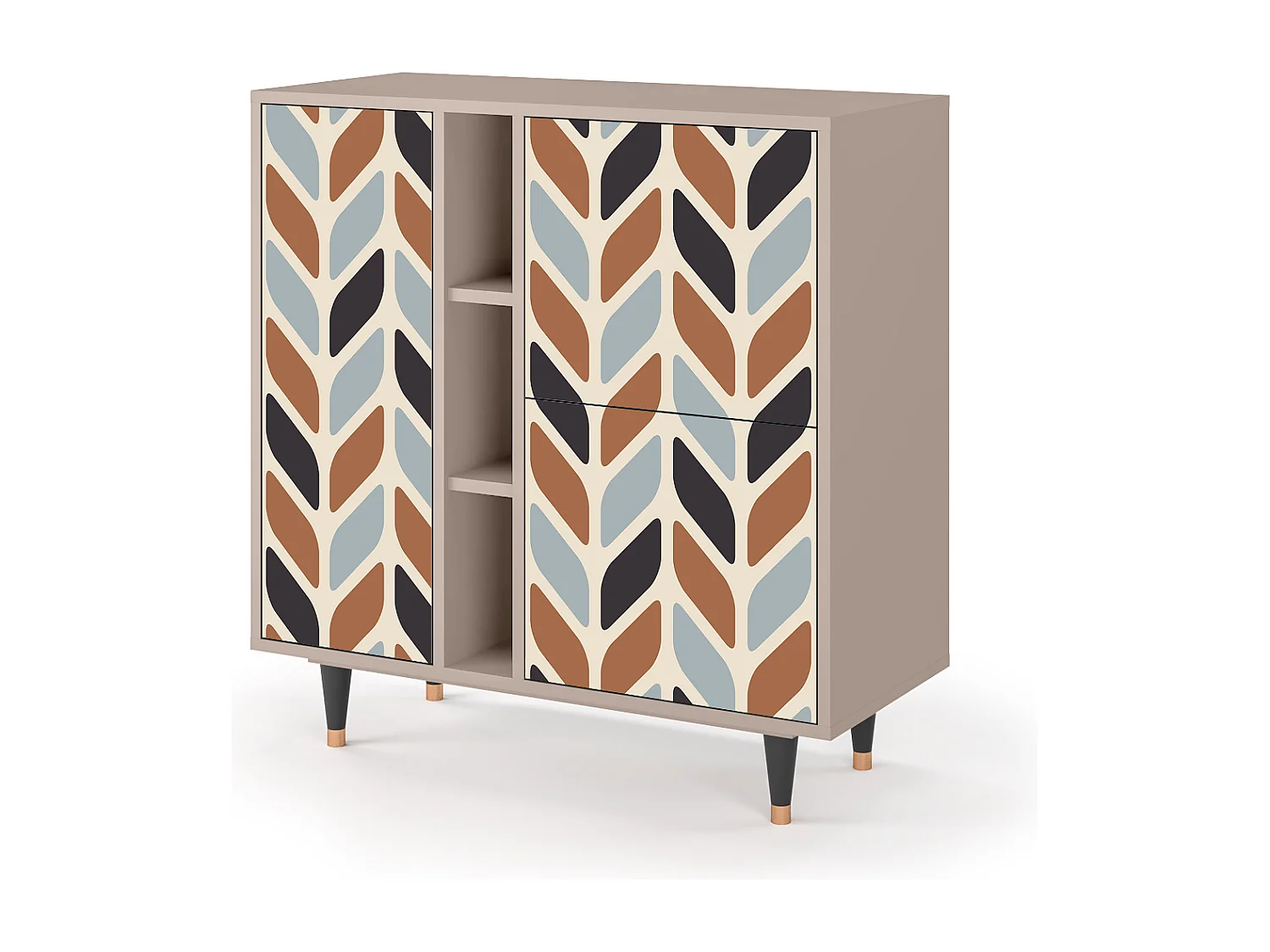 Buffet - 94х96х41 cm - BS5 - Beige Laure, Latte