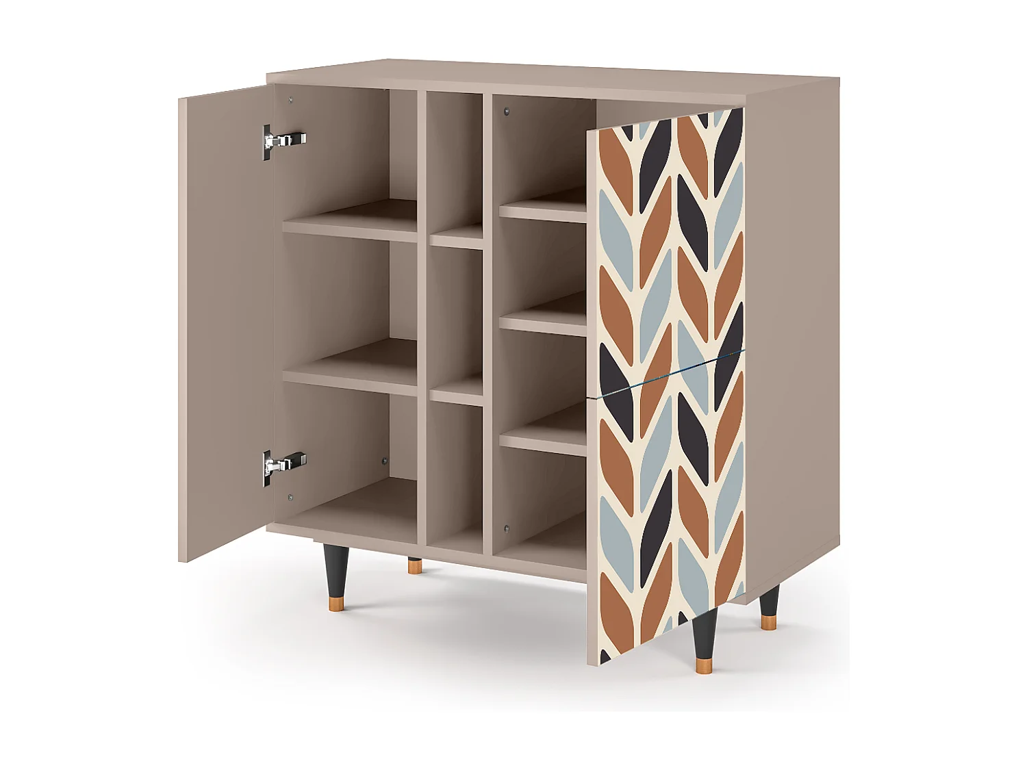 Buffet - 94х96х41 cm - BS5 - Beige Laure, Latte