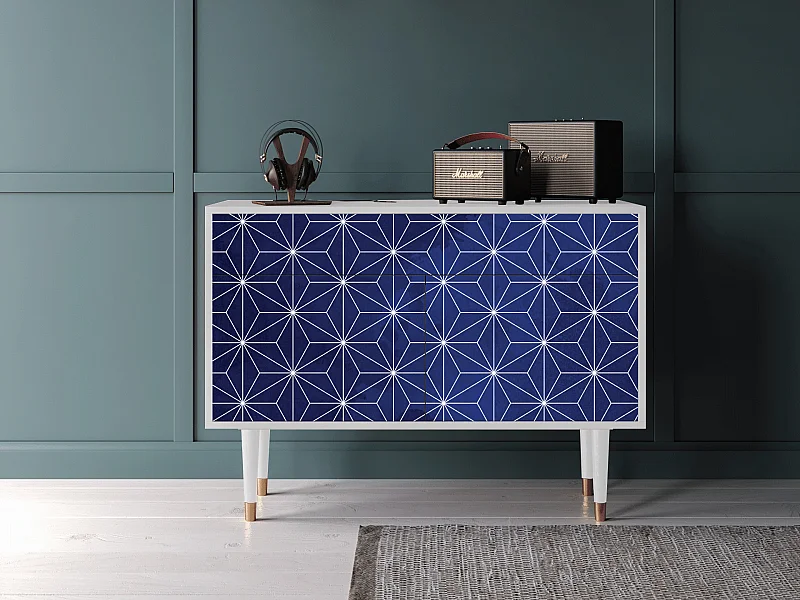 Dressoir - 115x85x48 cm - BS4 - Milky Way, Wit