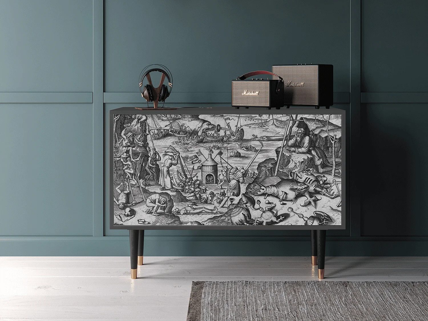 Buffet - 115x85x48 cm - BS4 - The Temptation, Anthracite