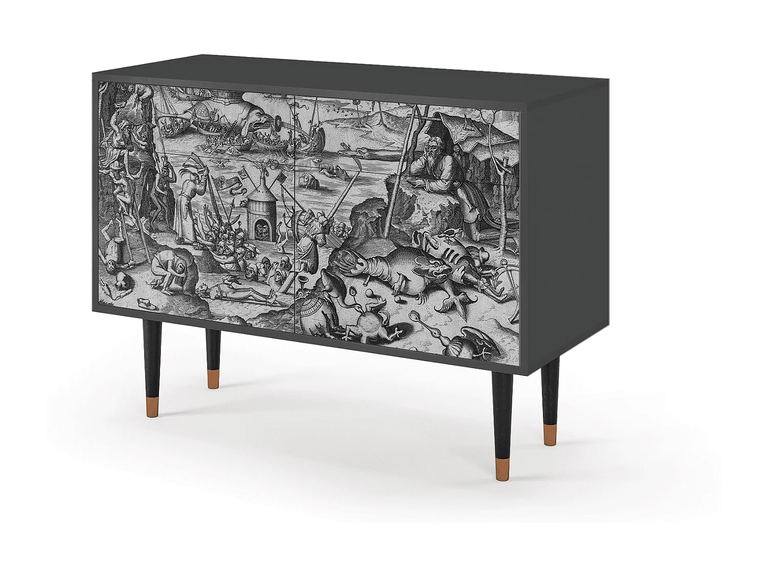 Dressoir - 115x85x48 cm - BS4 - The Temptation, Antraciet