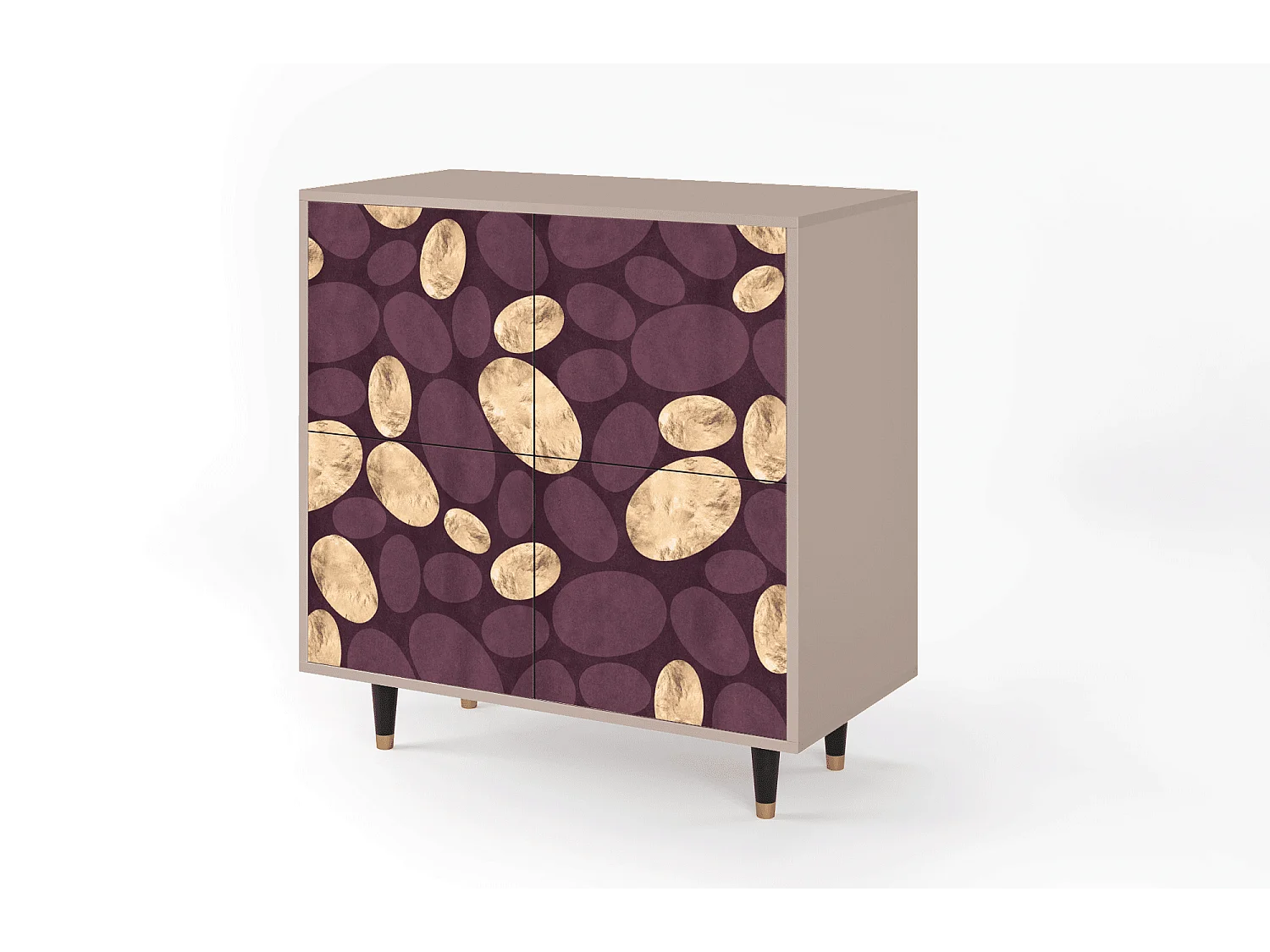 Dressoir - 94x96x48 cm - BS3 - Fine Wine, Latte