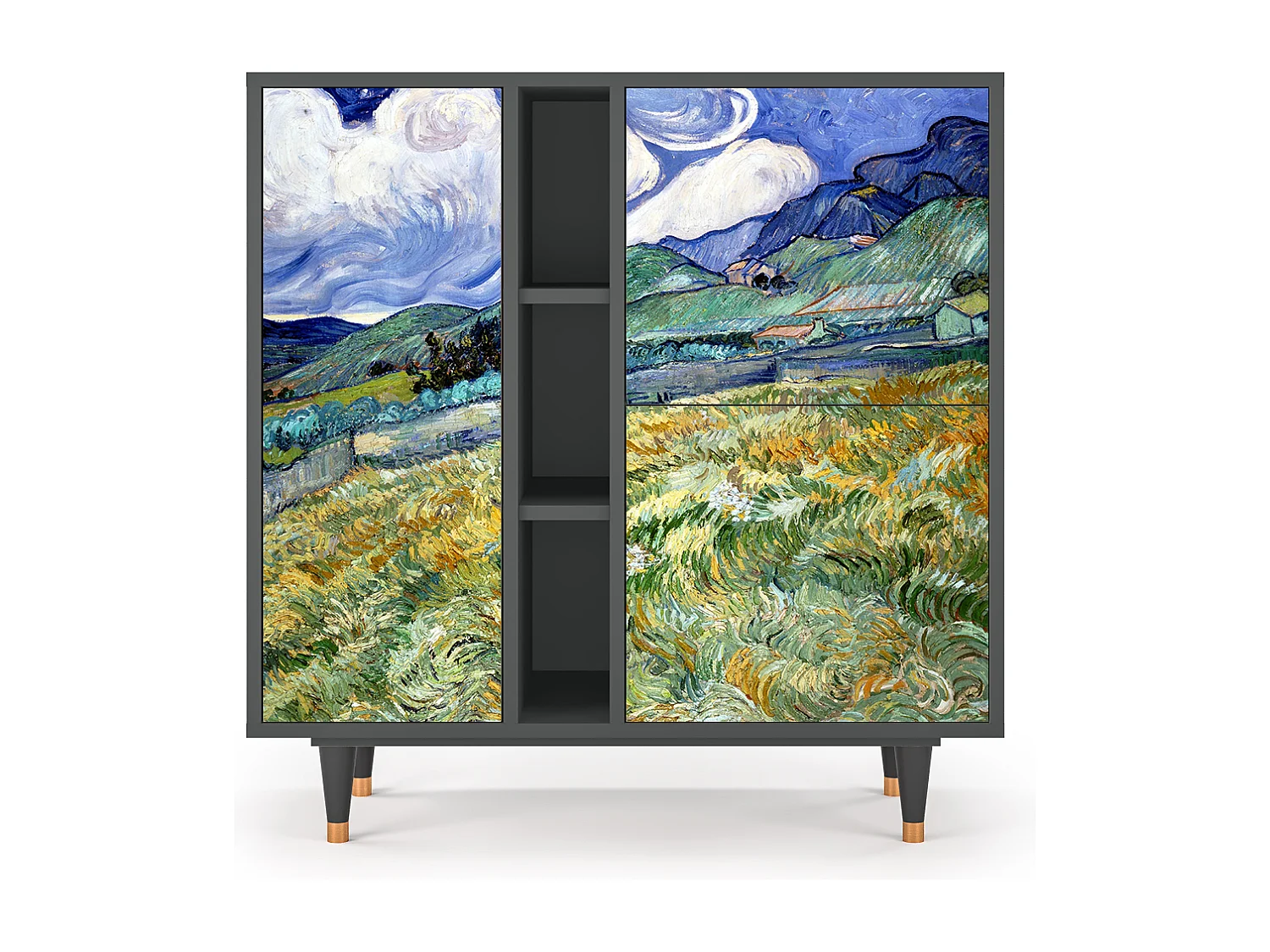 Dressoir - 94х96х41 cm - BS5 - Landscape, Antraciet