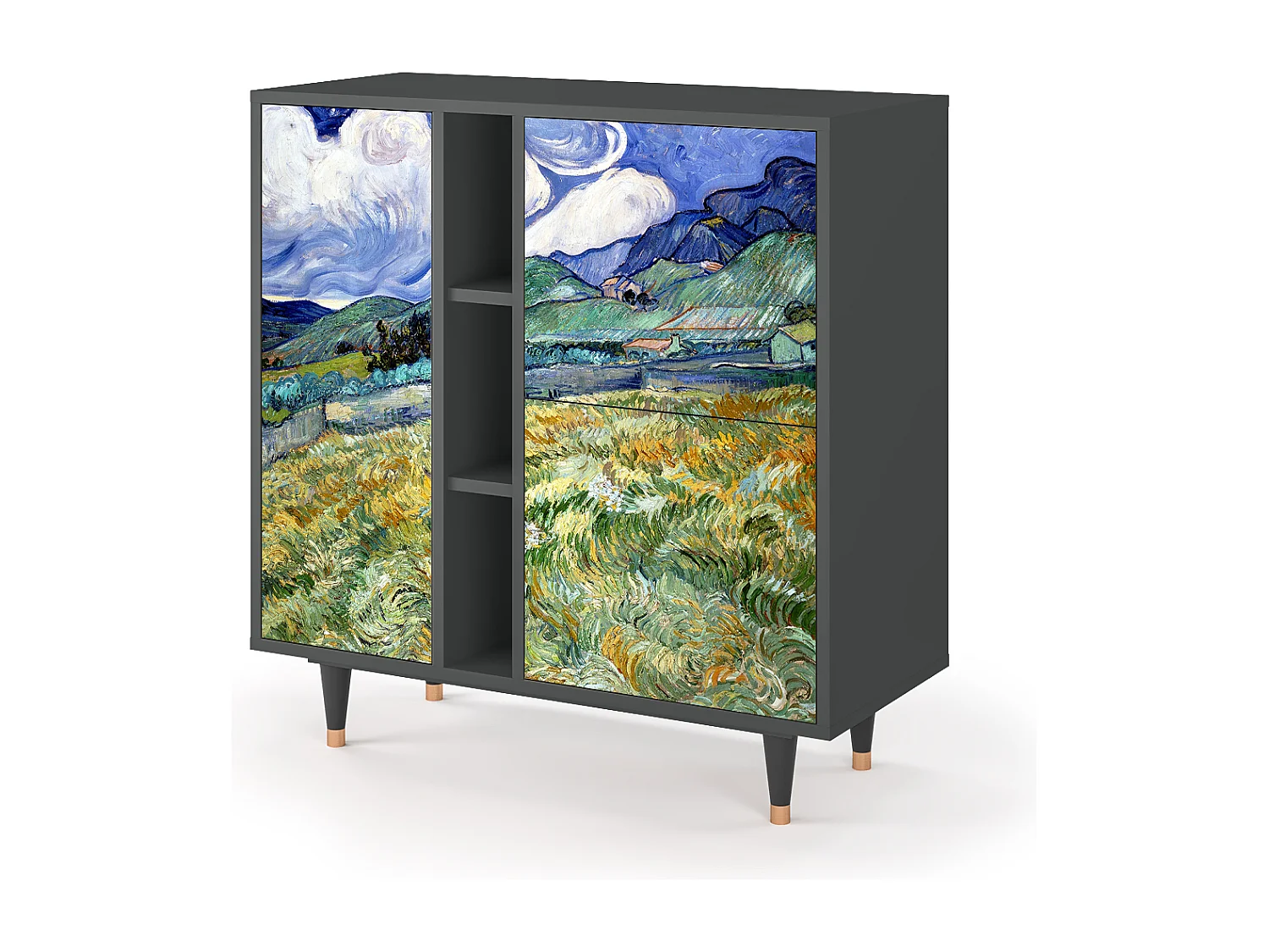 Dressoir - 94х96х41 cm - BS5 - Landscape, Antraciet