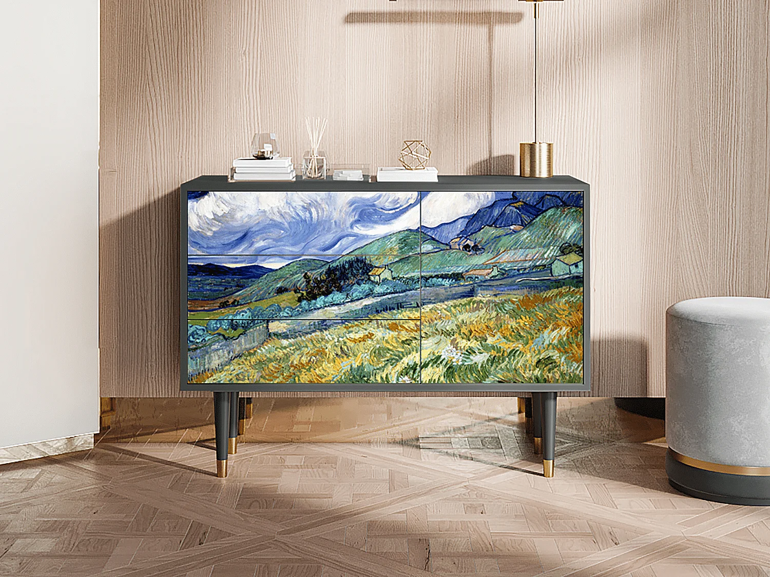 Credenza - 115х84х41 cm - S3 - Landscape, Antracite