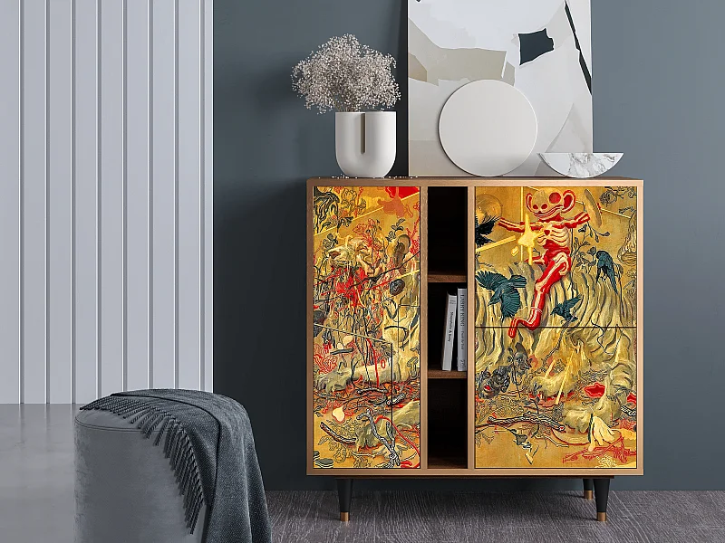 Buffet - 94х96х41 cm - BS5 - Blood by James Jean, Noyer