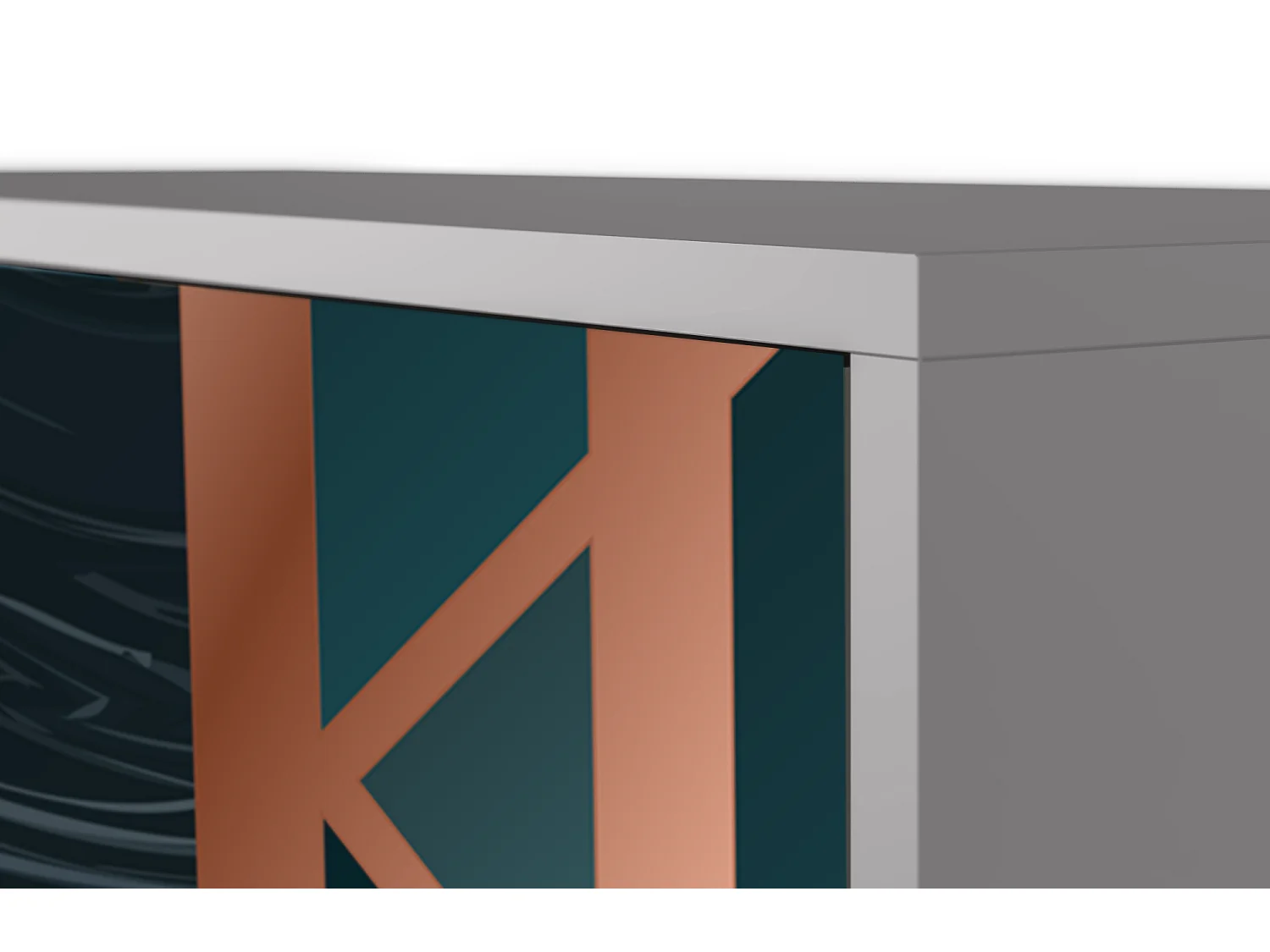 Buffet - 115х84х41 cm - S3 - Emerald Metro, Gris