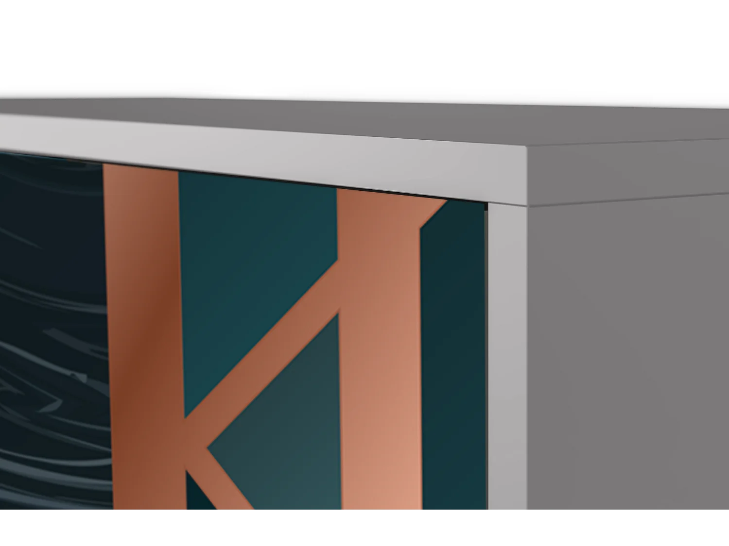 Dressoir - 115х84х41 cm - S3 - Emerald Metro, Grijs