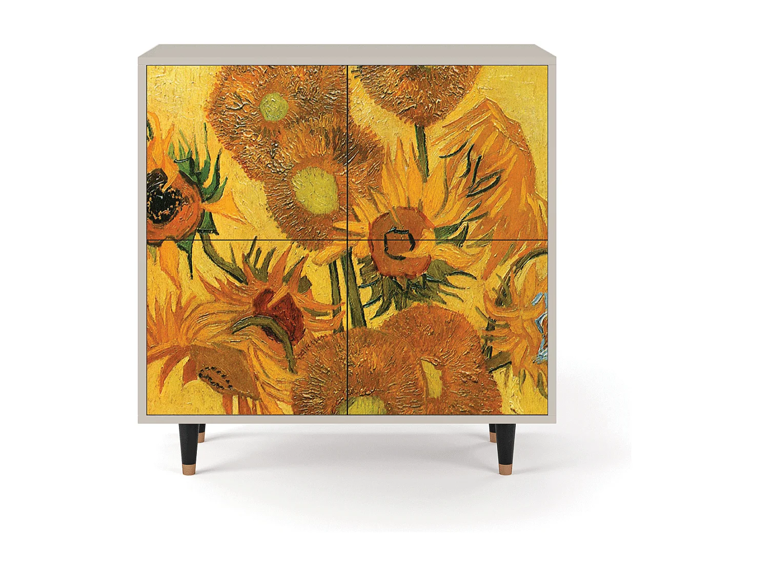 Dressoir - 94x96x48 cm - BS3 - Sunflowers, Zand