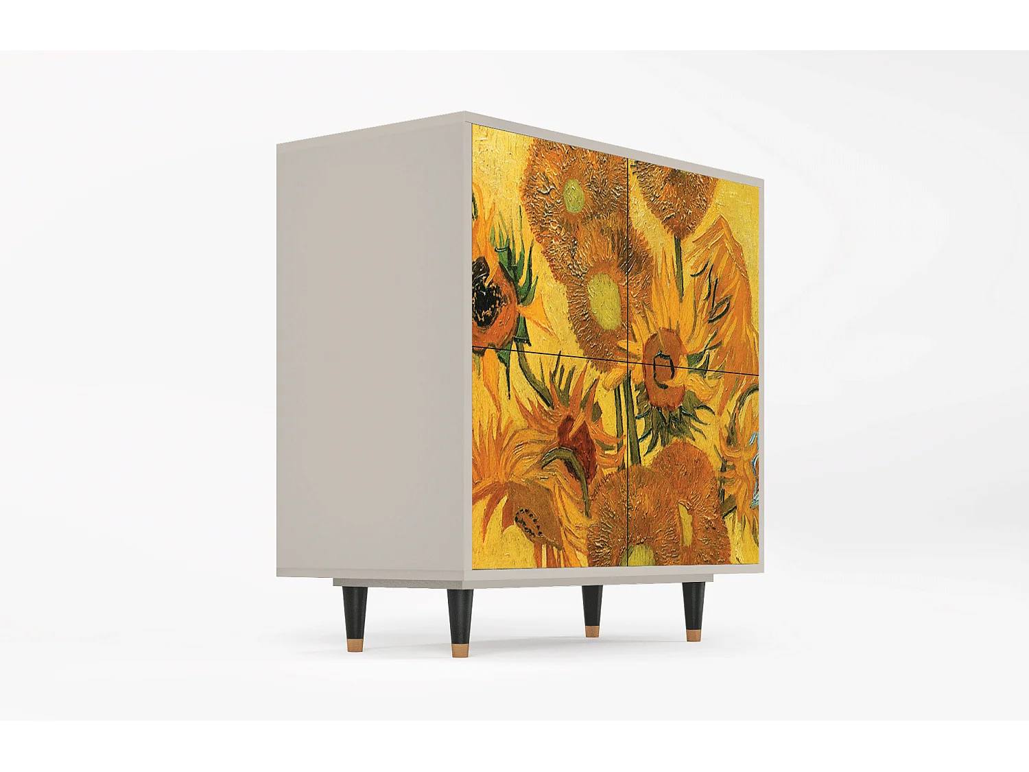 Dressoir - 94x96x48 cm - BS3 - Sunflowers, Zand