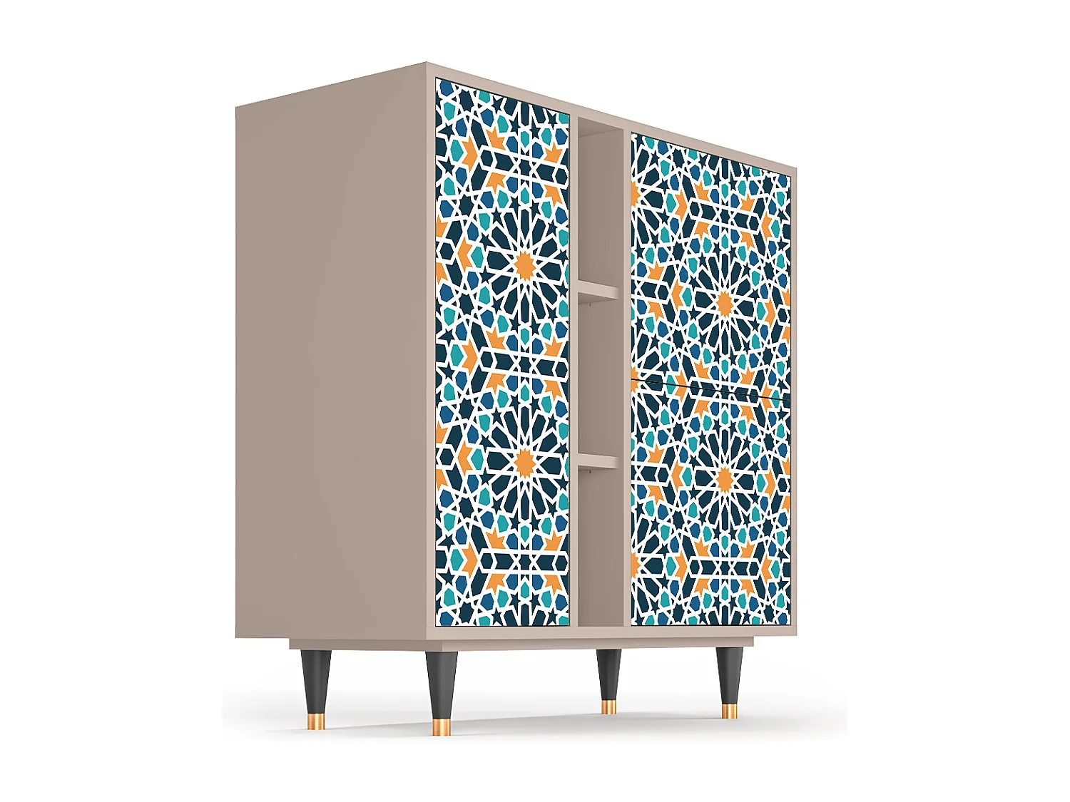 Buffet - 94х96х41 cm - BS5 - Kaleidoscope, Latte