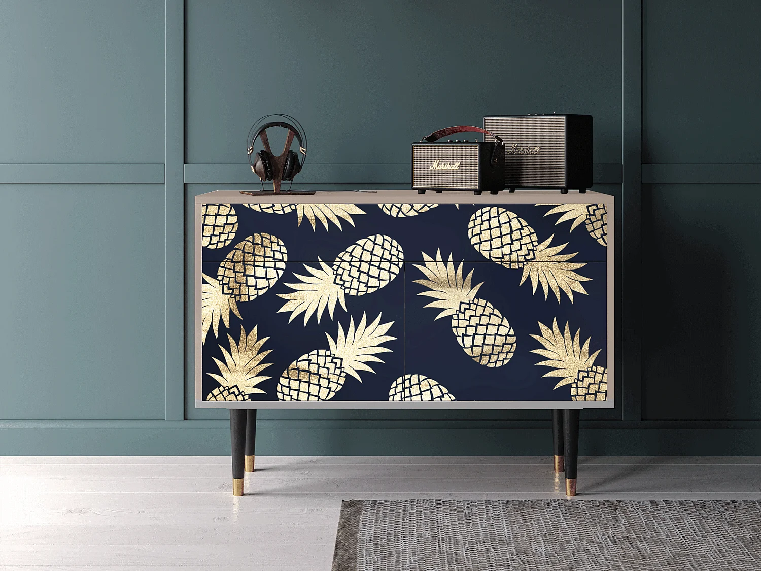 Dressoir - 115x85x48 cm - BS4 - Sunny Pineaple, Latte