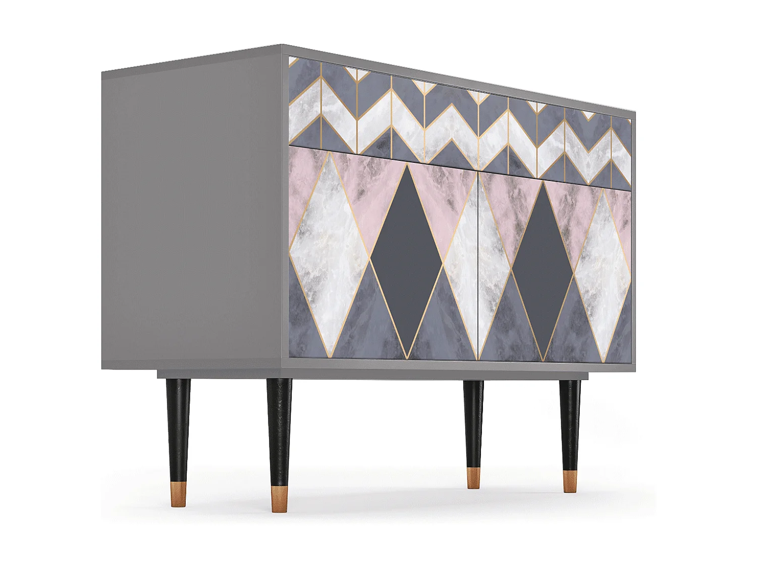 Buffet - 115x85x48 cm - BS4 - Ideal Harmony, Gris