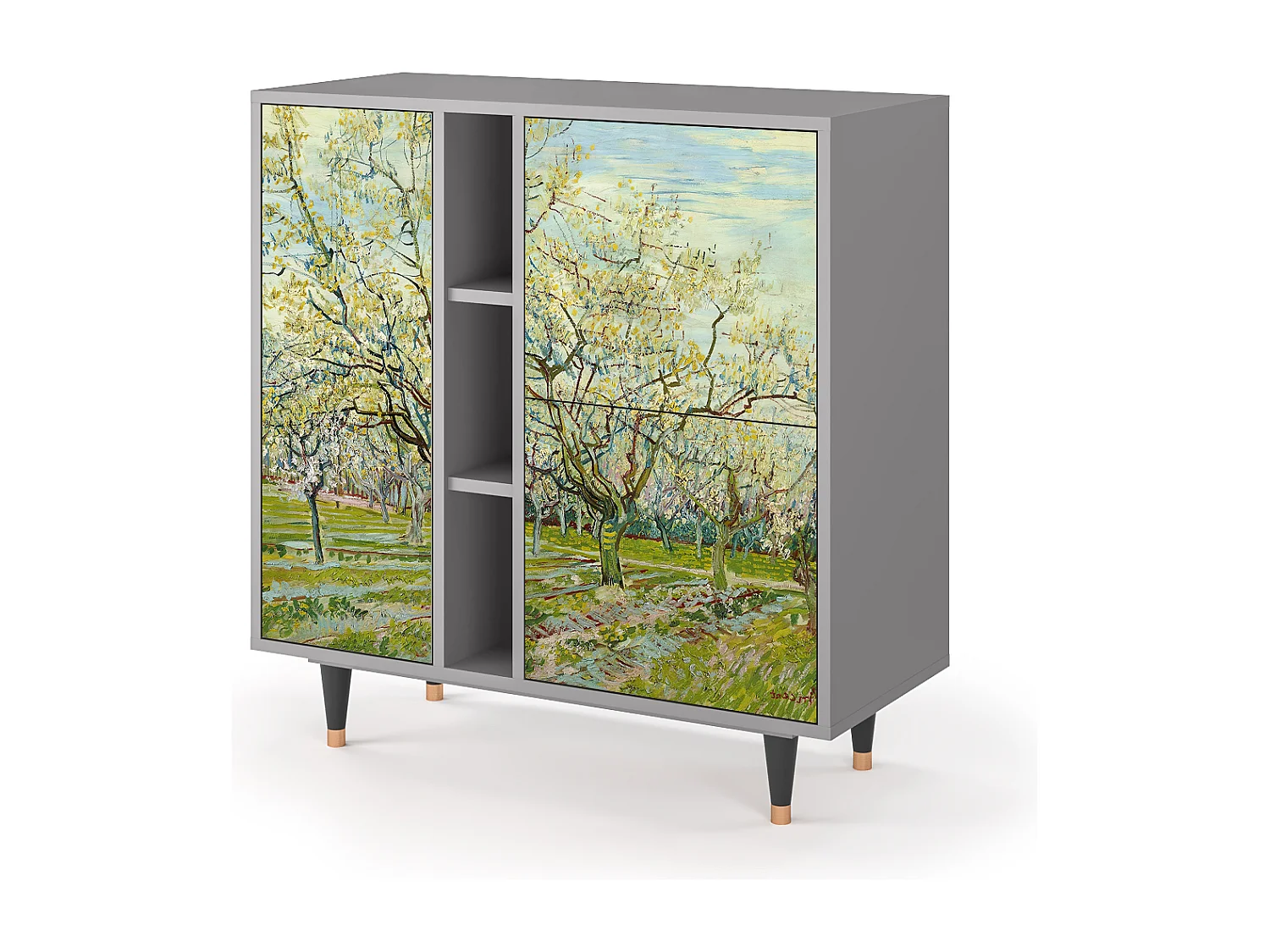 Sideboard - 94х96х41 cm - BS5 - The Weiß Orchard, Grau