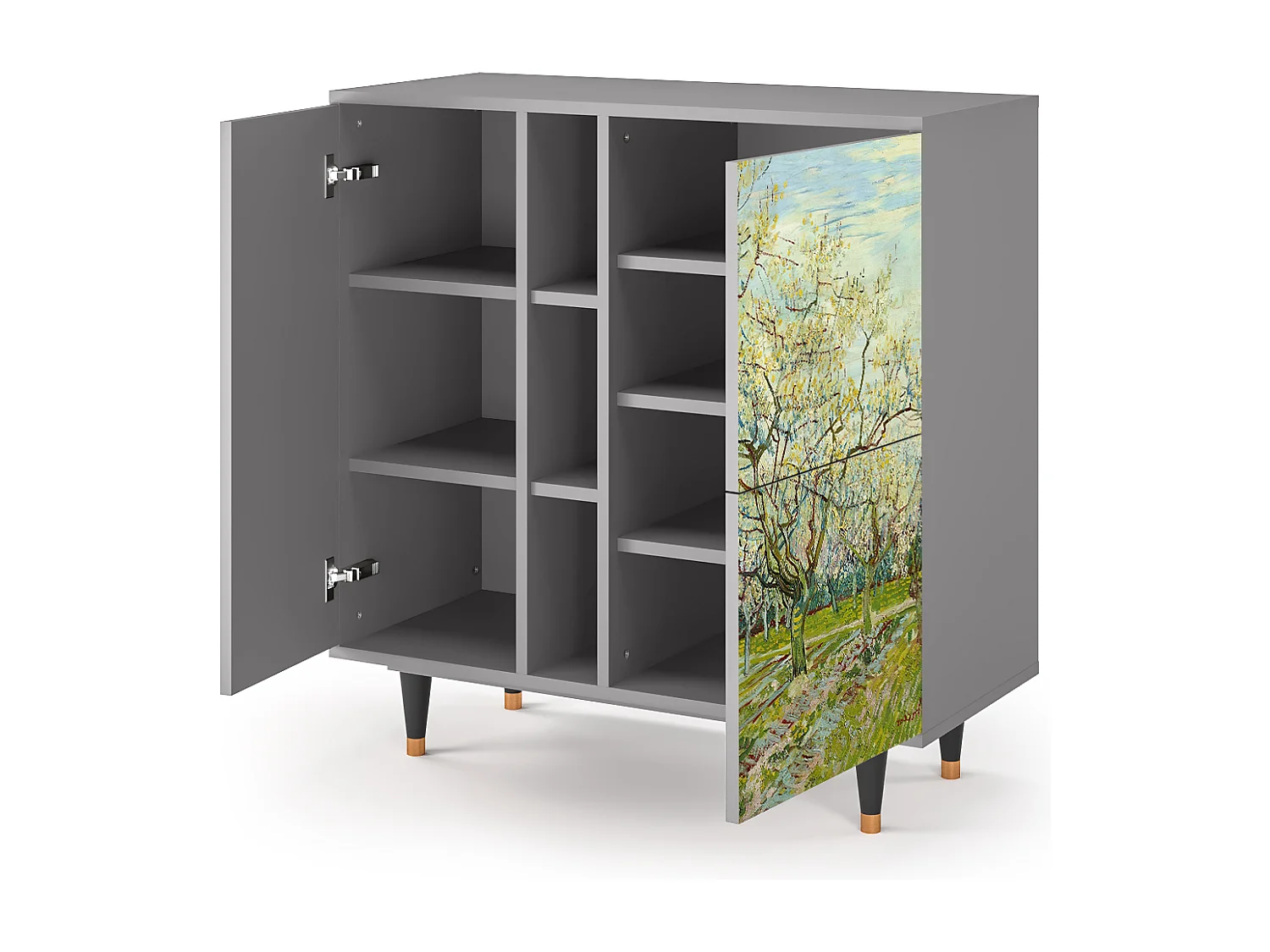 Sideboard - 94х96х41 cm - BS5 - The Weiß Orchard, Grau