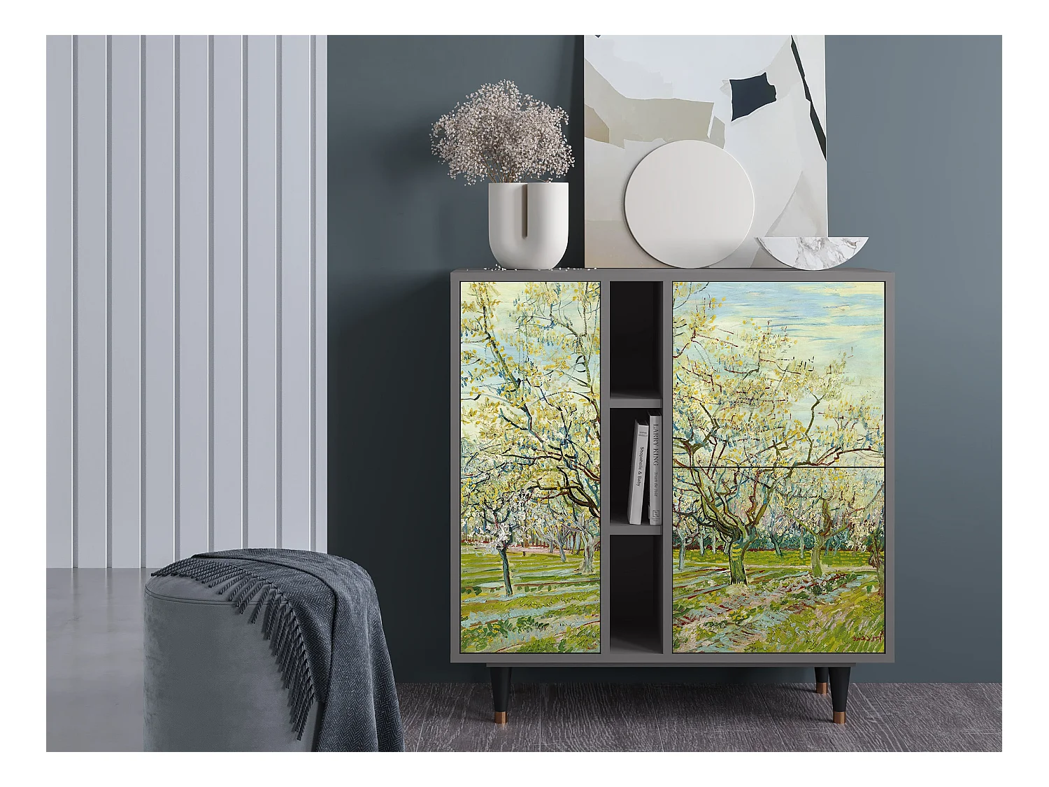 Buffet - 94х96х41 cm - BS5 - The Blanc Orchard, Gris