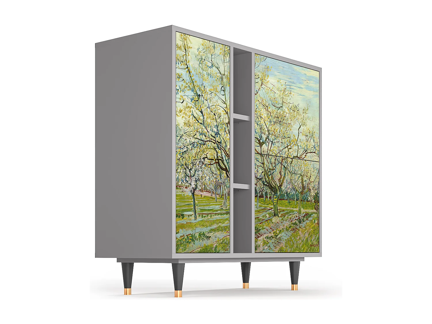 Dressoir - 94х96х41 cm - BS5 - The Wit Orchard, Grijs