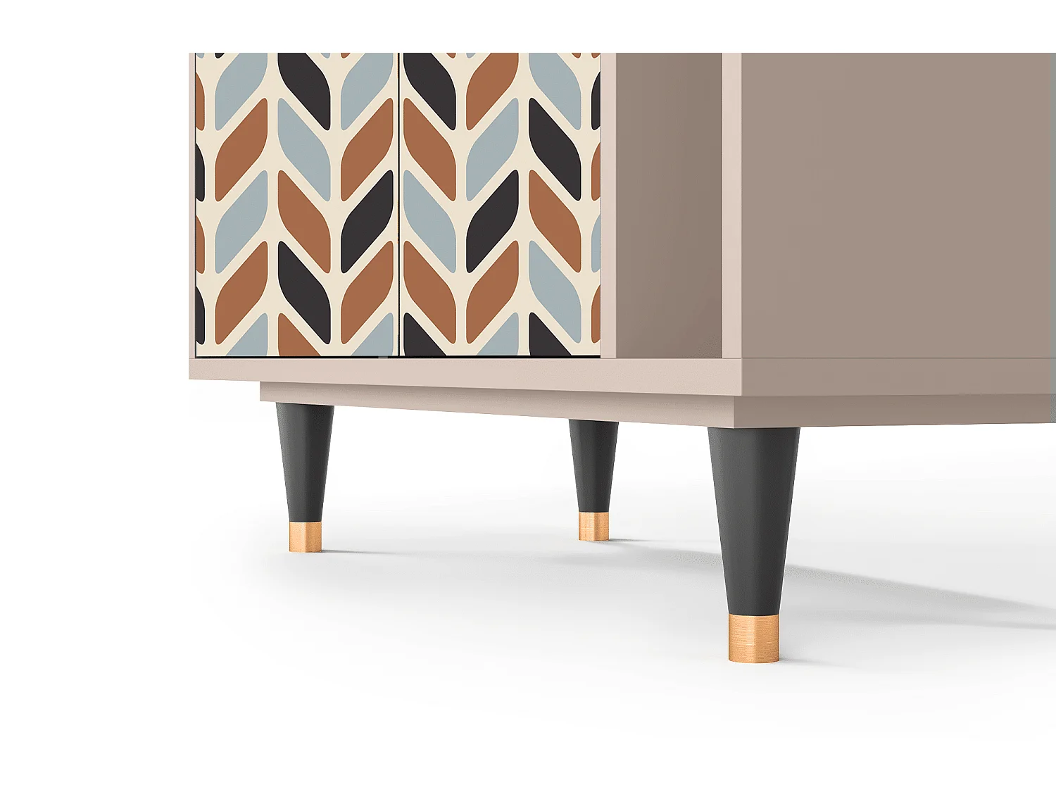 Sideboard - 96х110х41 cm - BS6 - Beige Laure, Latte