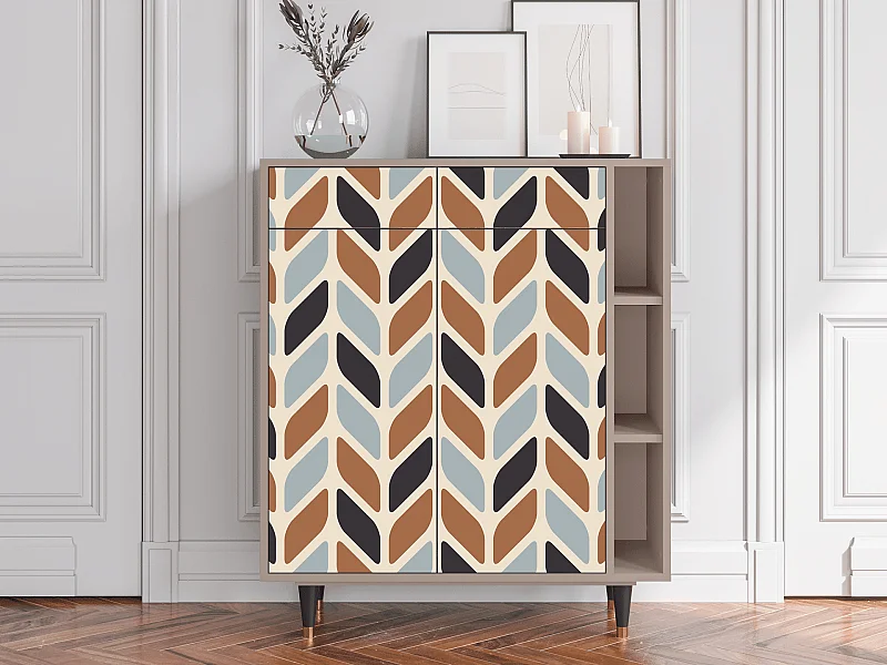 Kredens - 96х110х41 cm - BS6 - Beige Laure, Latte