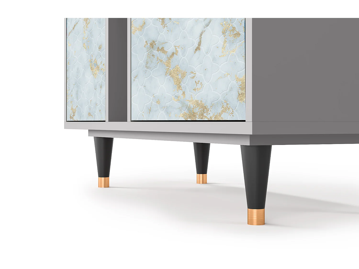 Dressoir - 94х96х41 cm - BS5 - Golden Waves, Grijs