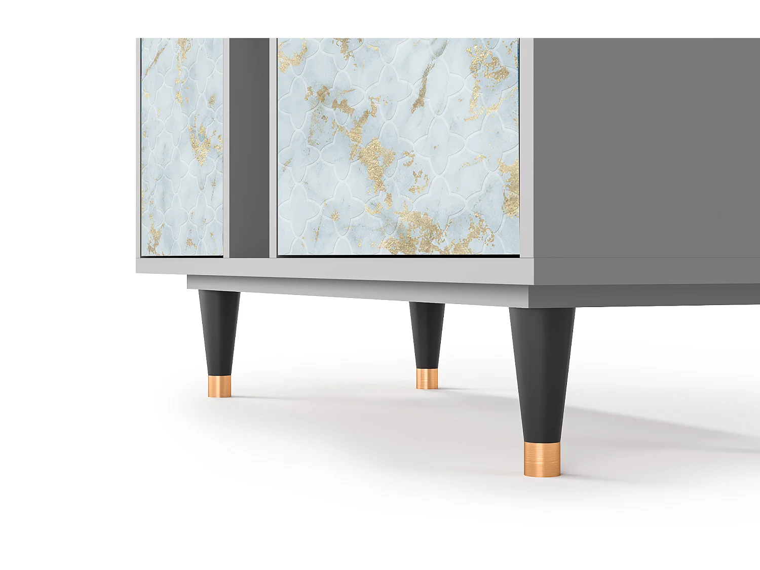 Buffet - 94х96х41 cm - BS5 - Golden Waves, Gris