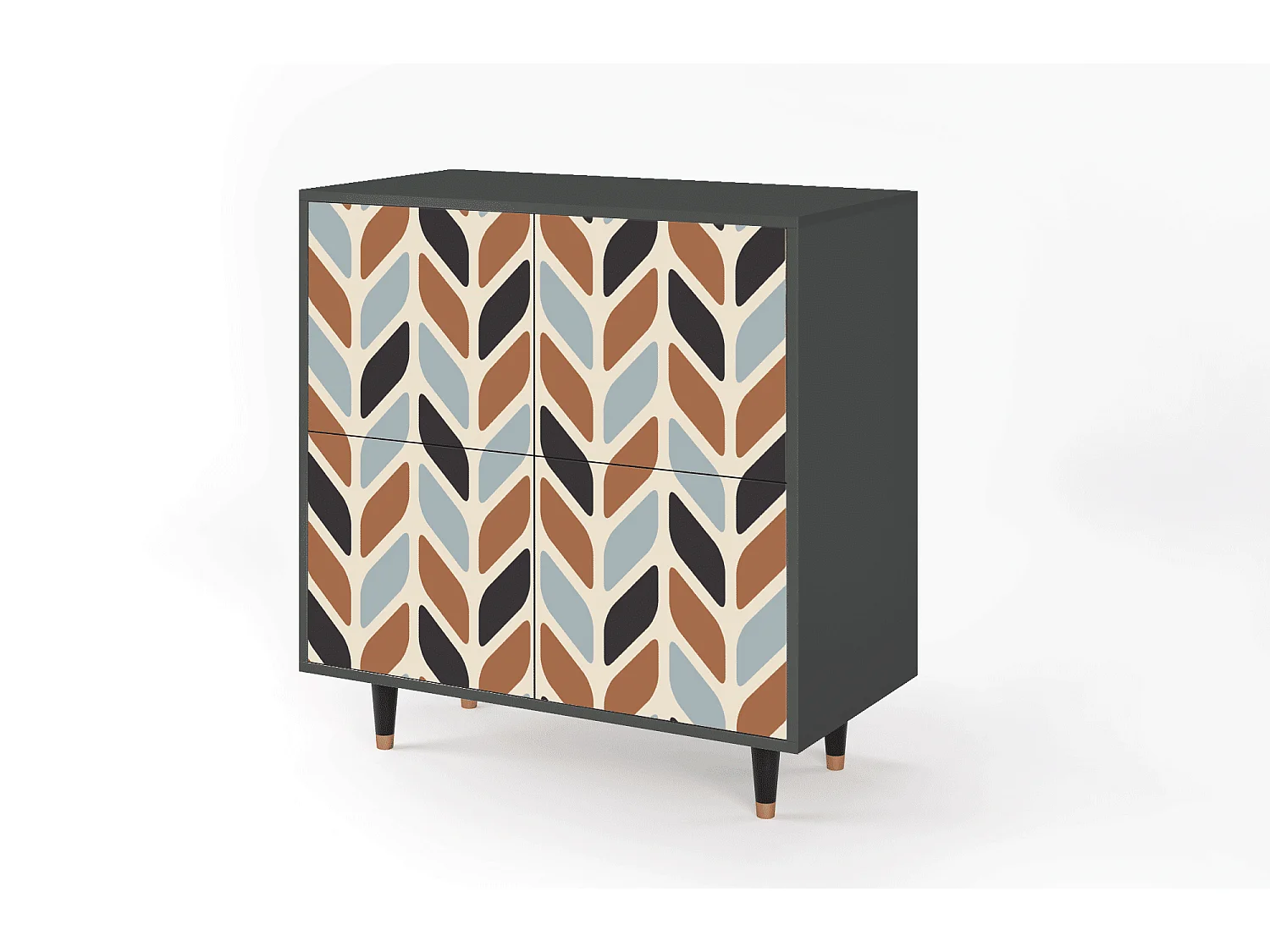 Aparador - 94x96x48 cm - BS3 - Beige Laure, Antracite