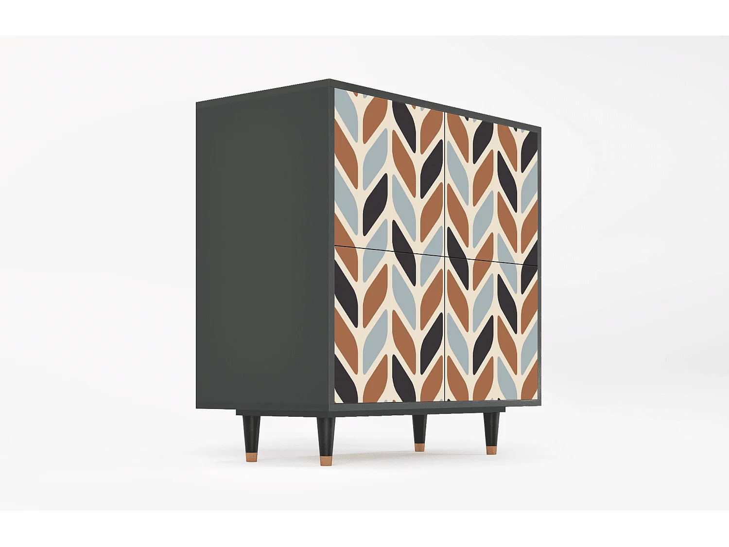 Aparador - 94x96x48 cm - BS3 - Beige Laure, Antracita