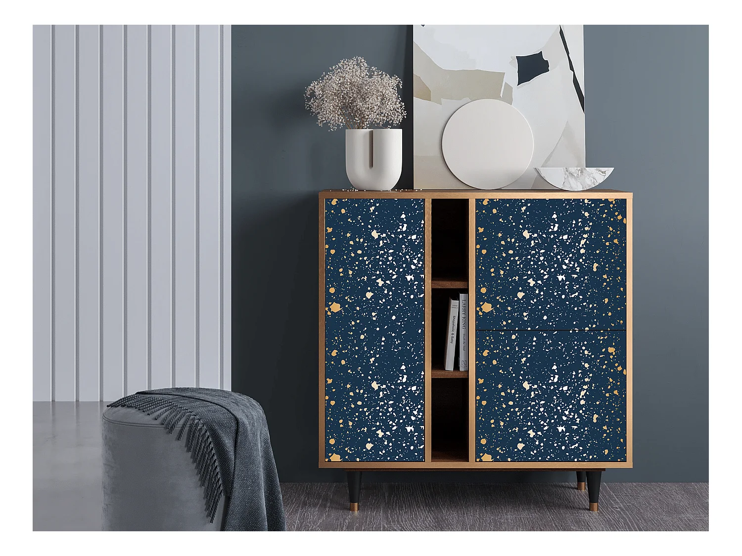 Credenza - 94х96х41 cm - BS5 - Starfall, Noce