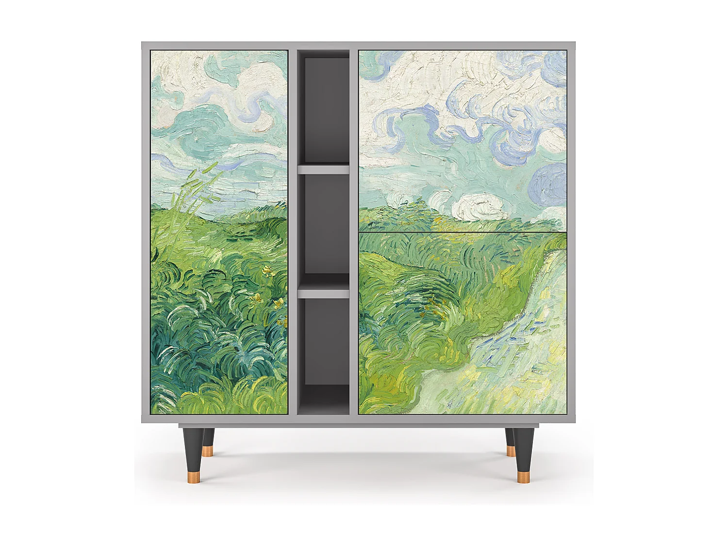 Buffet - 94х96х41 cm - BS5 - Green Wheat Fields, Gris