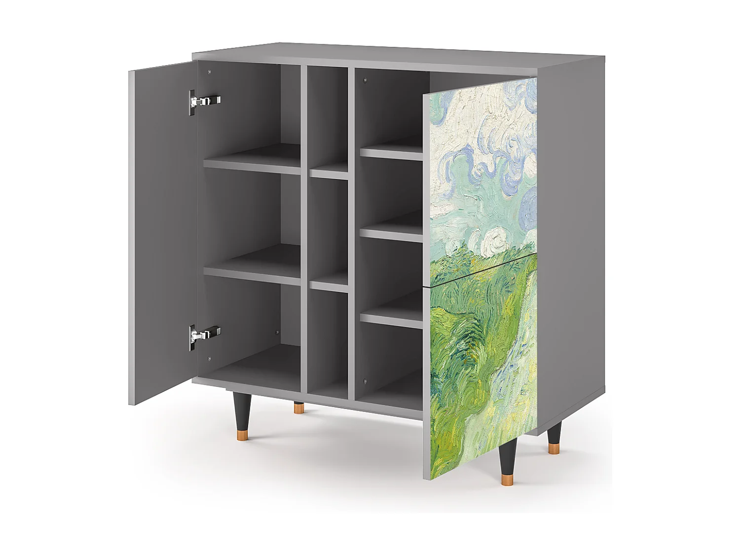 Buffet - 94х96х41 cm - BS5 - Green Wheat Fields, Gris