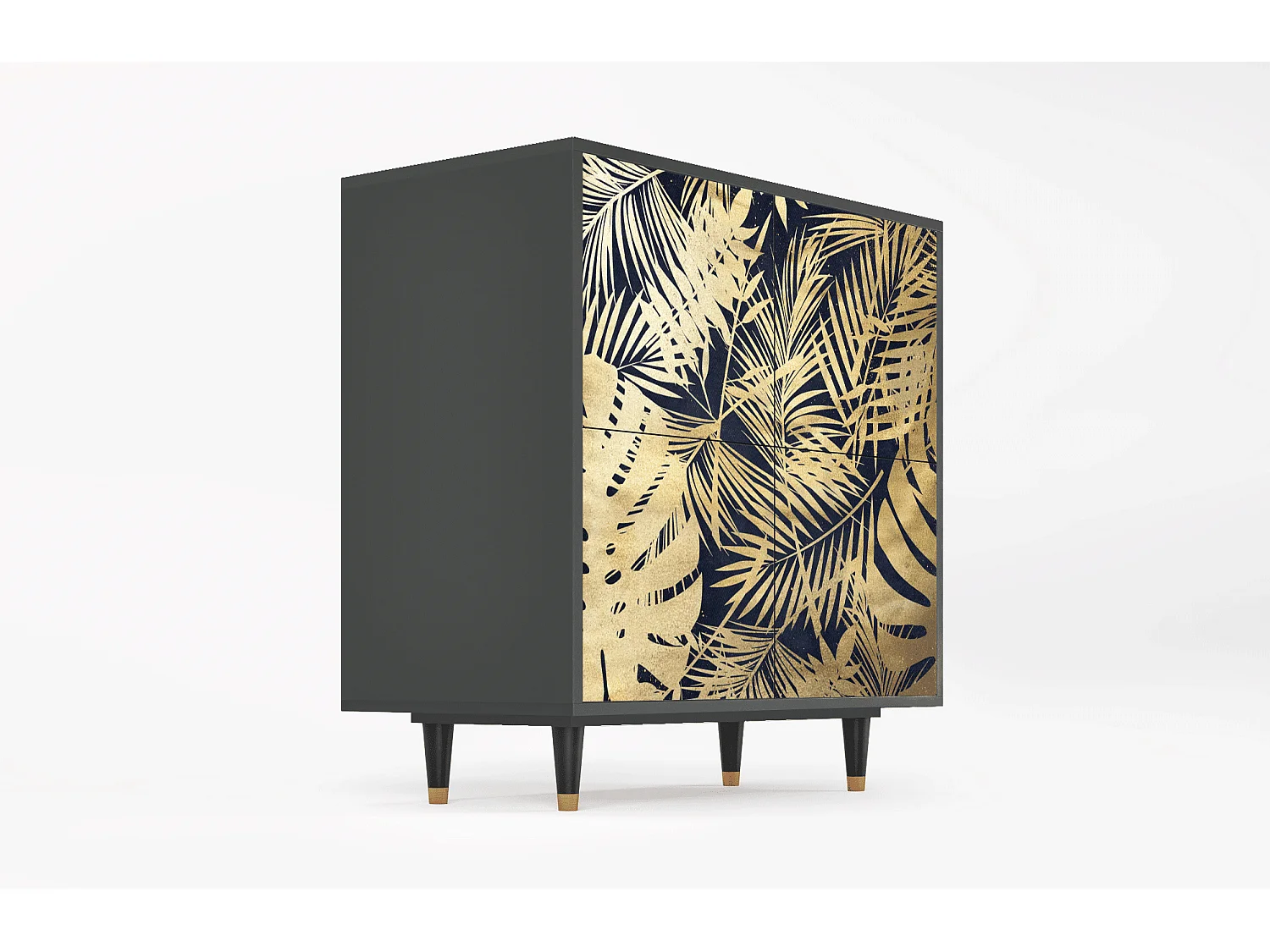 Dressoir - 94x96x48 cm - BS3 - Jungle Vibes, Antraciet
