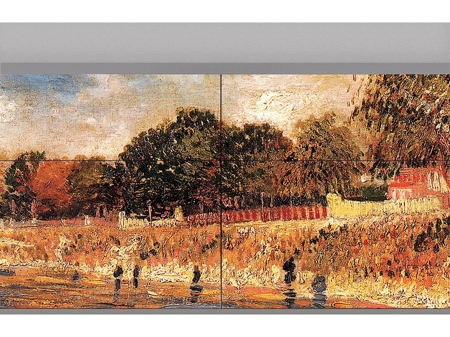 Kredens - 115x85x48 cm - BS4 - The Banks, Szary