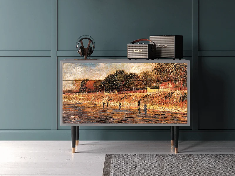 Dressoir - 115x85x48 cm - BS4 - The Banks, Grijs