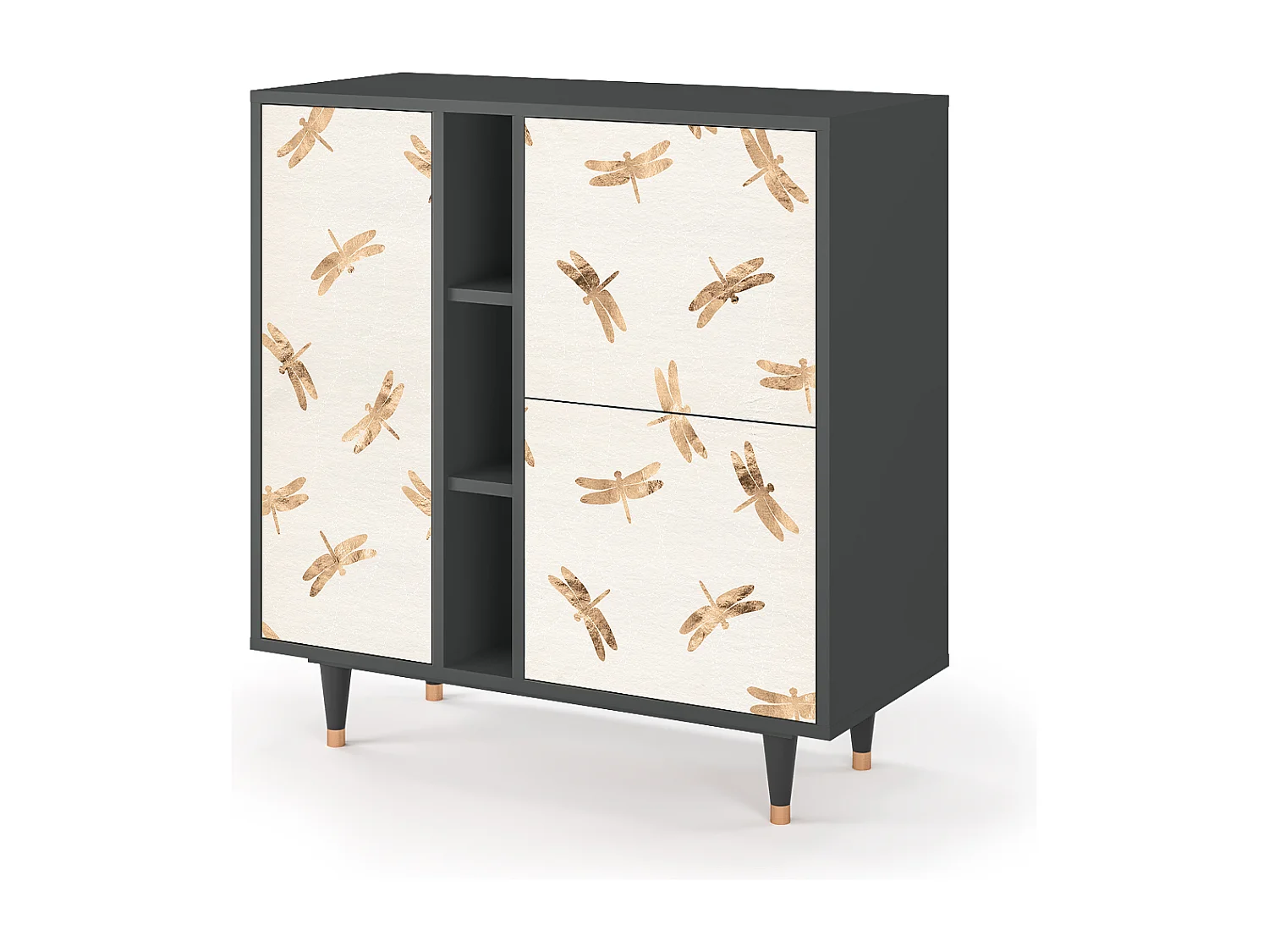 Buffet - 94х96х41 cm - BS5 - Nude Dragonflies, Anthracite
