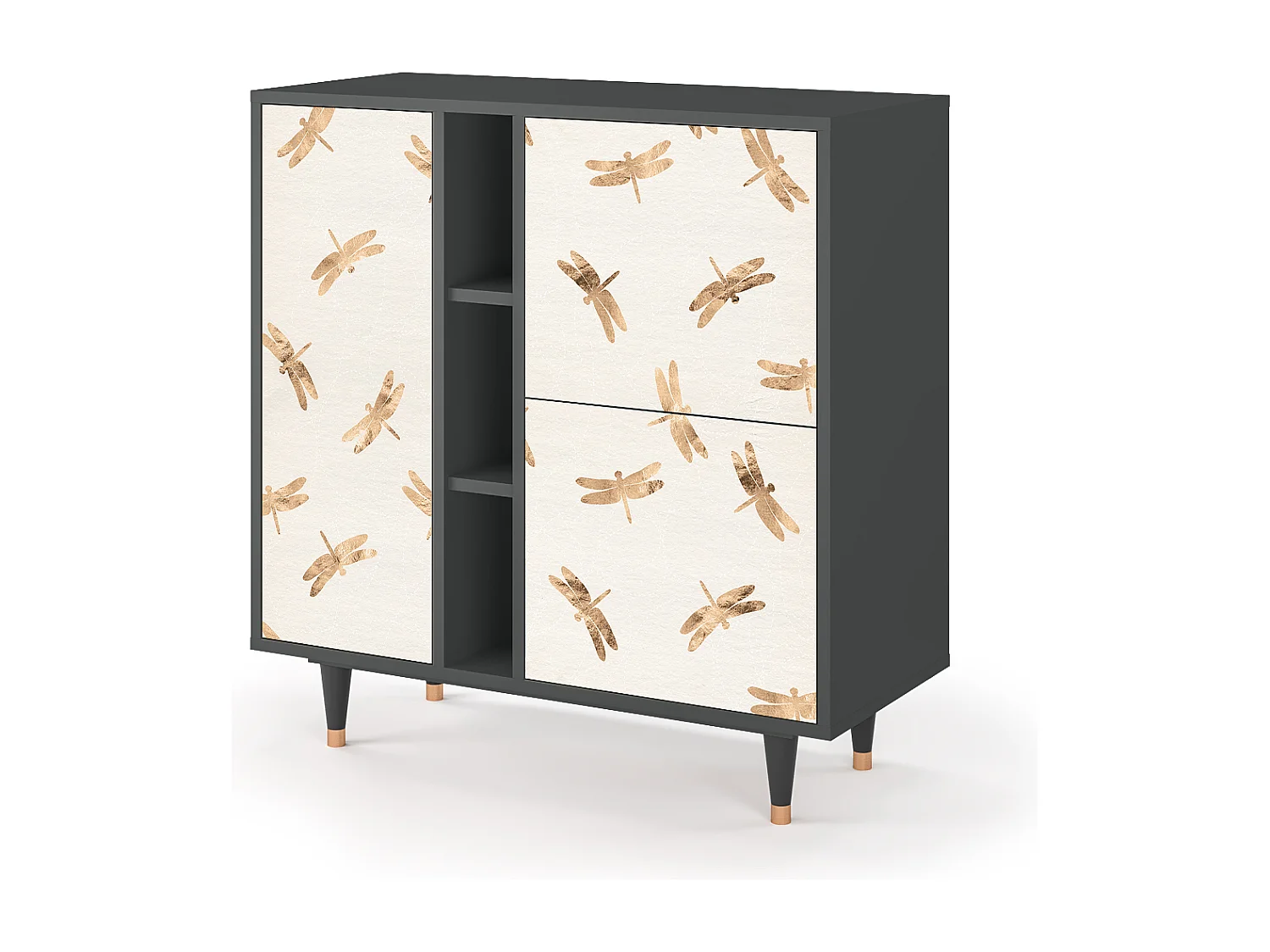 Buffet - 94х96х41 cm - BS5 - Nude Dragonflies, Anthracite