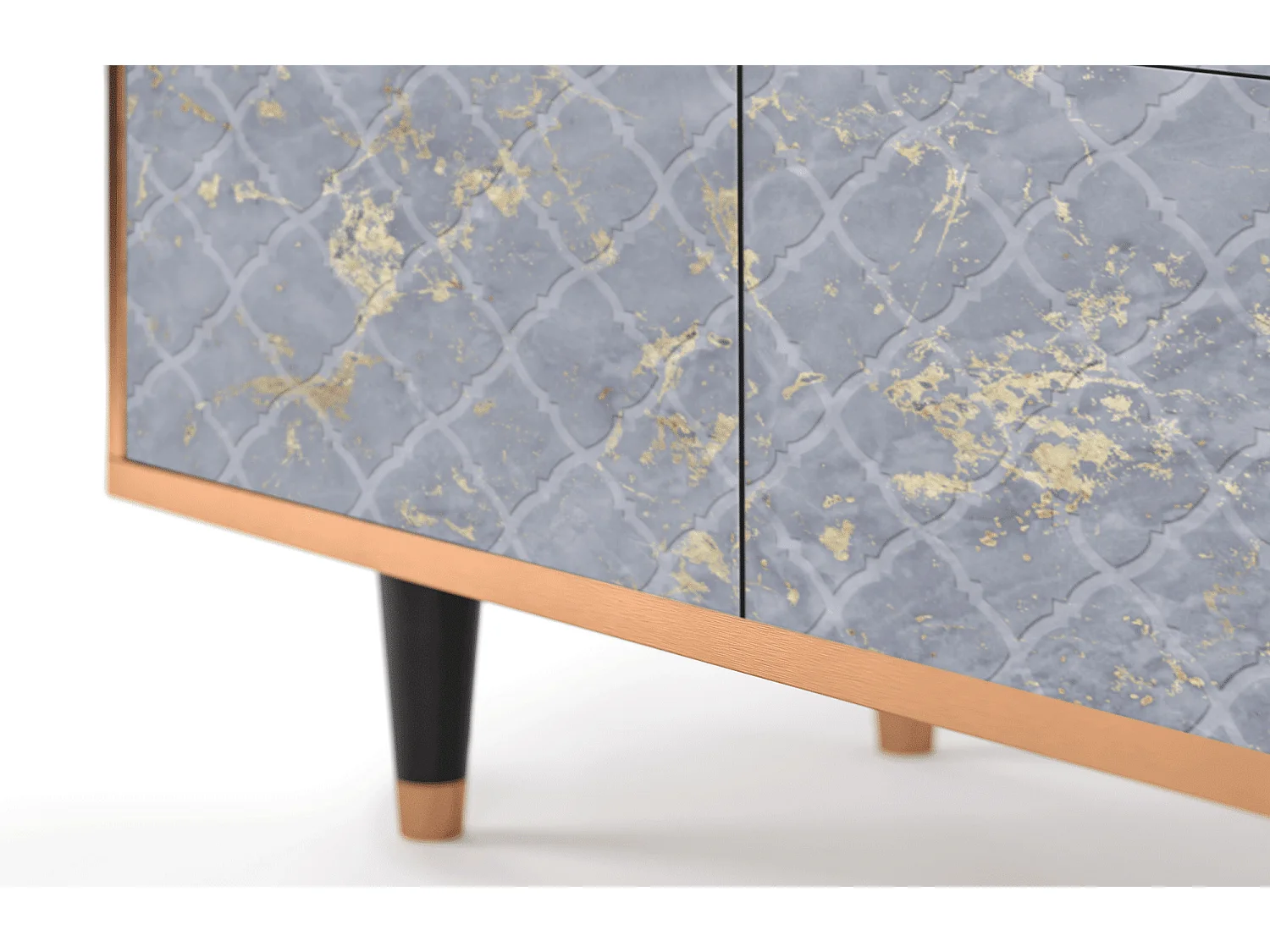 Kredens - 94x96x48 cm - BS3 - Golden Smoke, Orzech