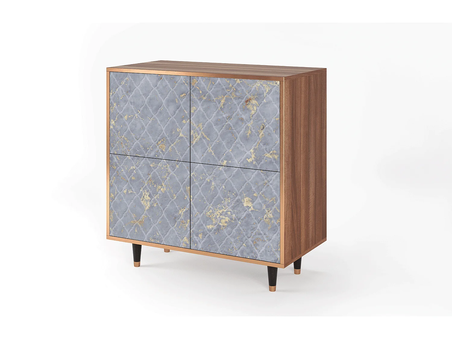 Buffet - 94x96x48 cm - BS3 - Golden Smoke, Noyer