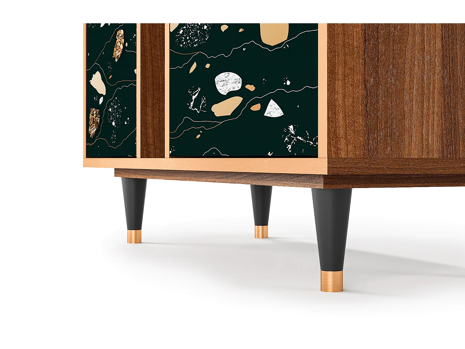 Kredens - 94х96х41 cm - BS5 - Space Rocks, Orzech