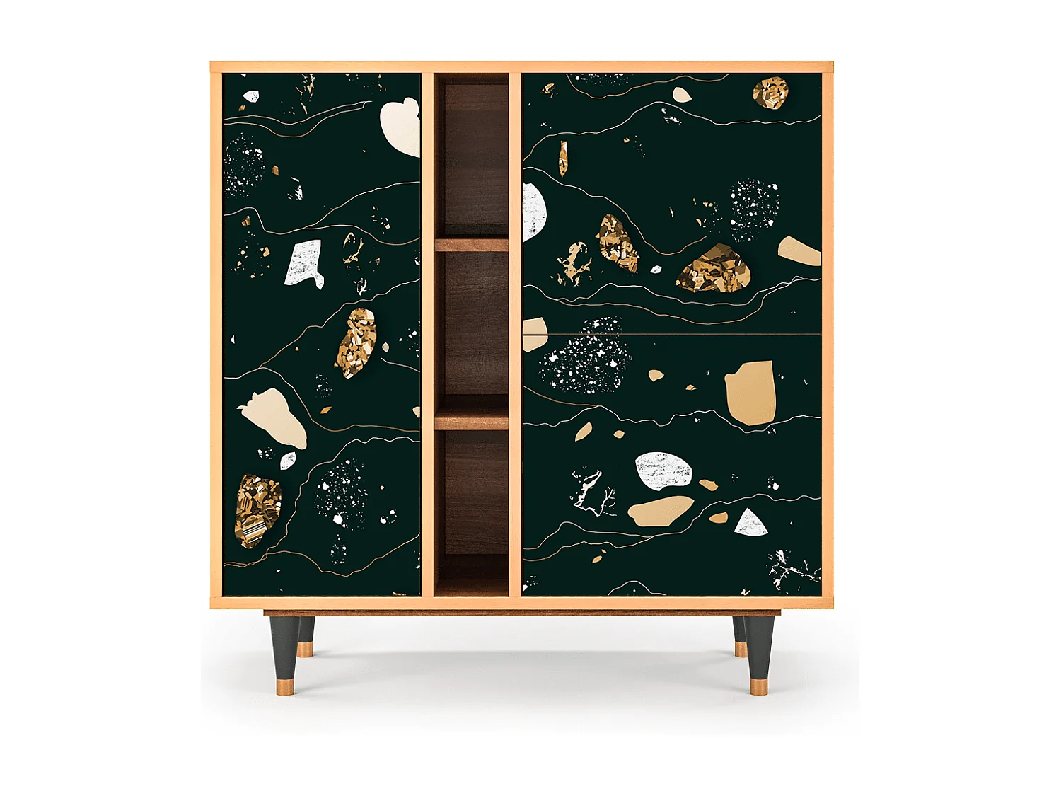 Buffet - 94х96х41 cm - BS5 - Space Rocks, Noyer