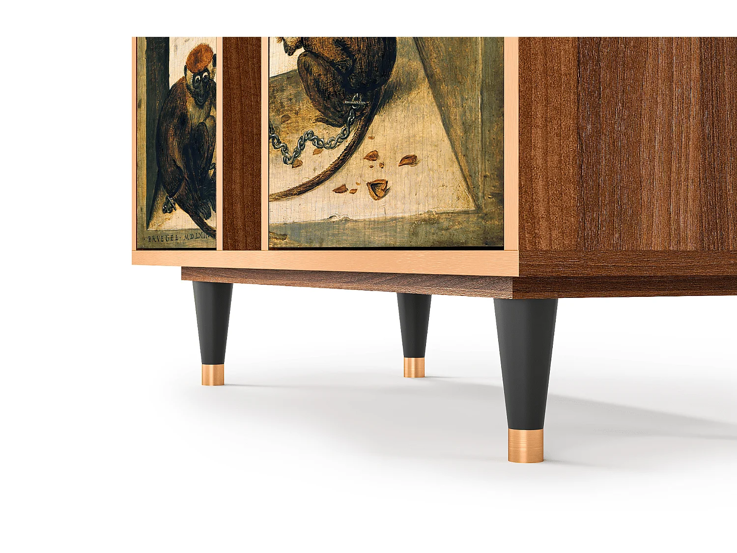 Buffet - 94х96х41 cm - BS5 - Two Monkeys, Noyer