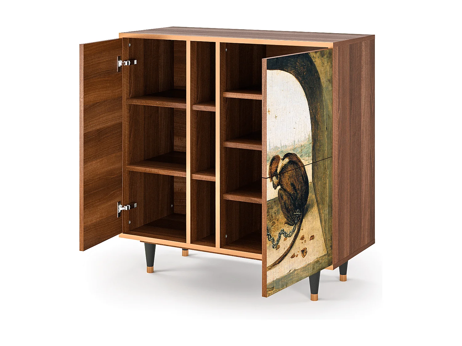 Buffet - 94х96х41 cm - BS5 - Two Monkeys, Noyer