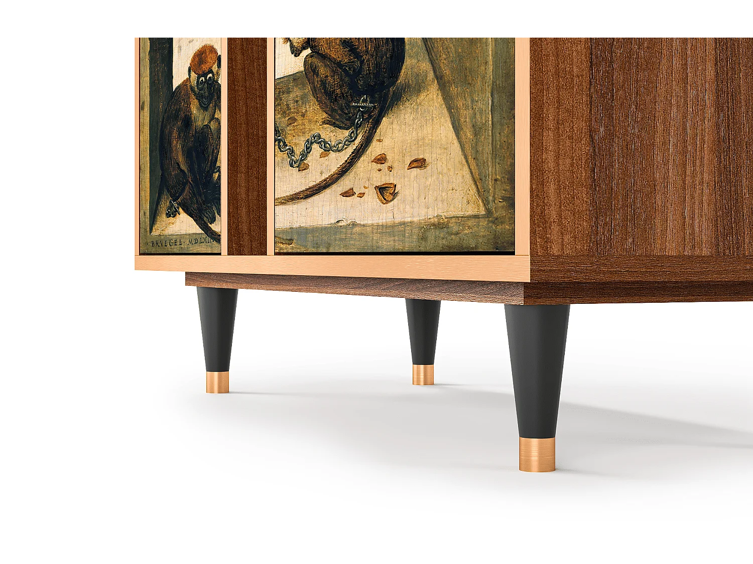 Buffet - 94х96х41 cm - BS5 - Two Monkeys, Noyer