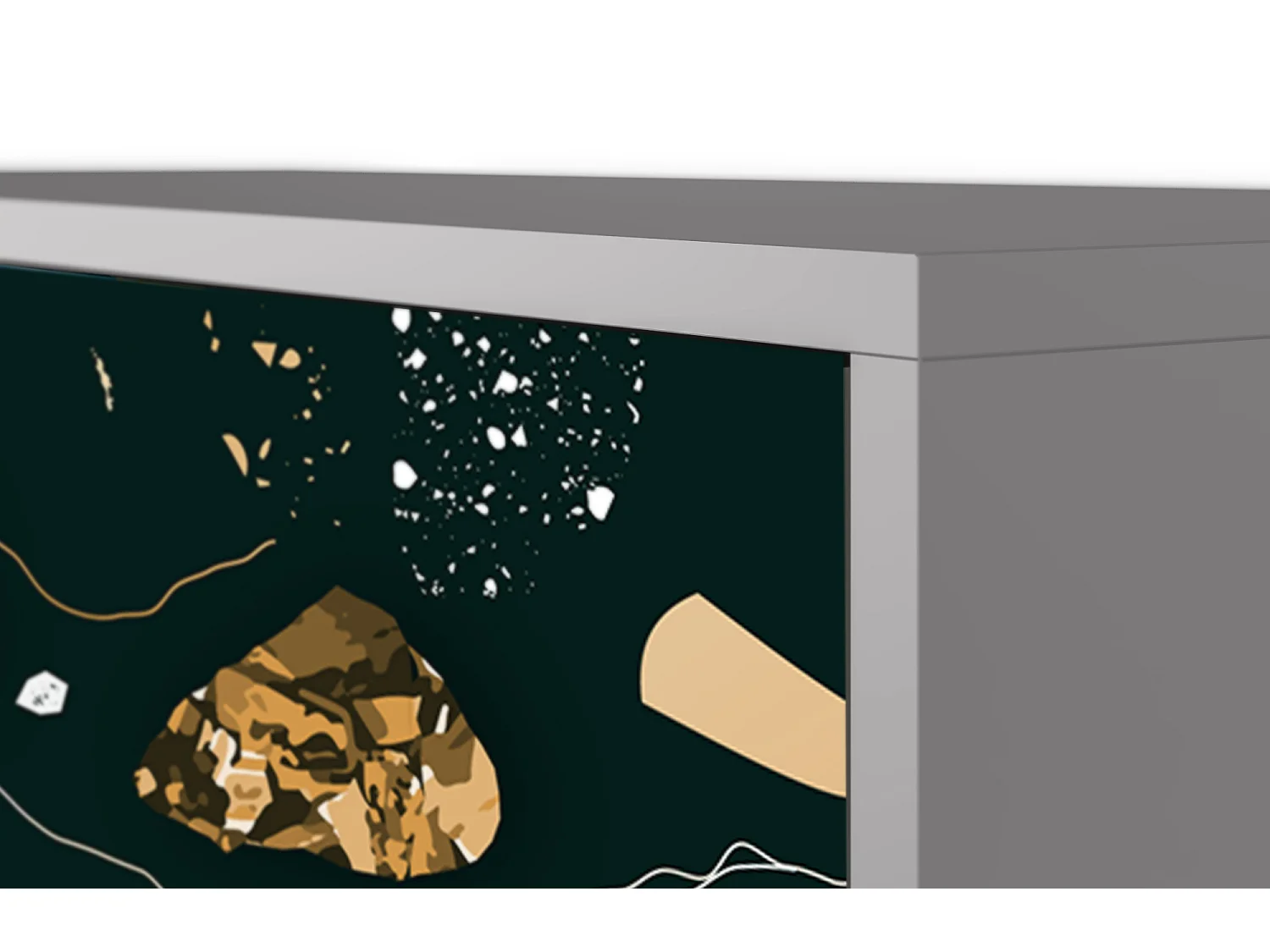 Credenza - 115х84х41 cm - S3 - Space Rocks, Grigio