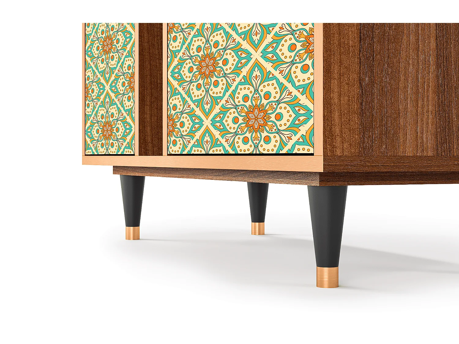 Buffet - 94х96х41 cm - BS5 - Hindu Daisy, Noyer