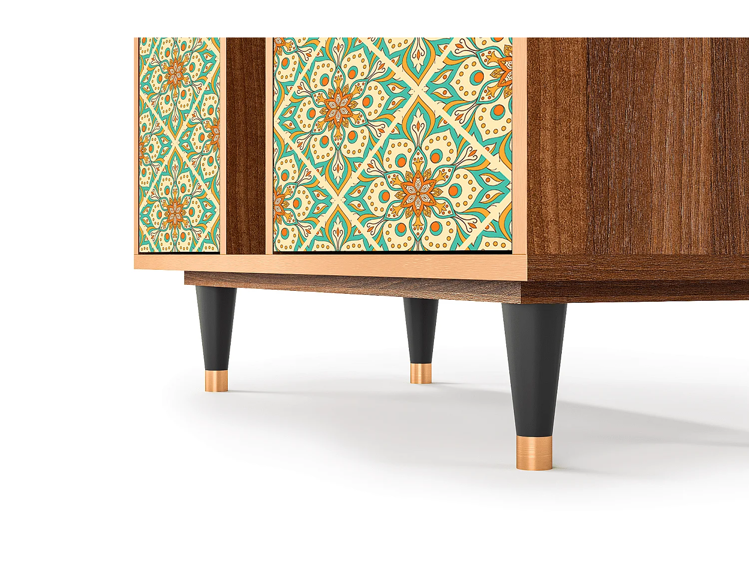 Buffet - 94х96х41 cm - BS5 - Hindu Daisy, Noyer