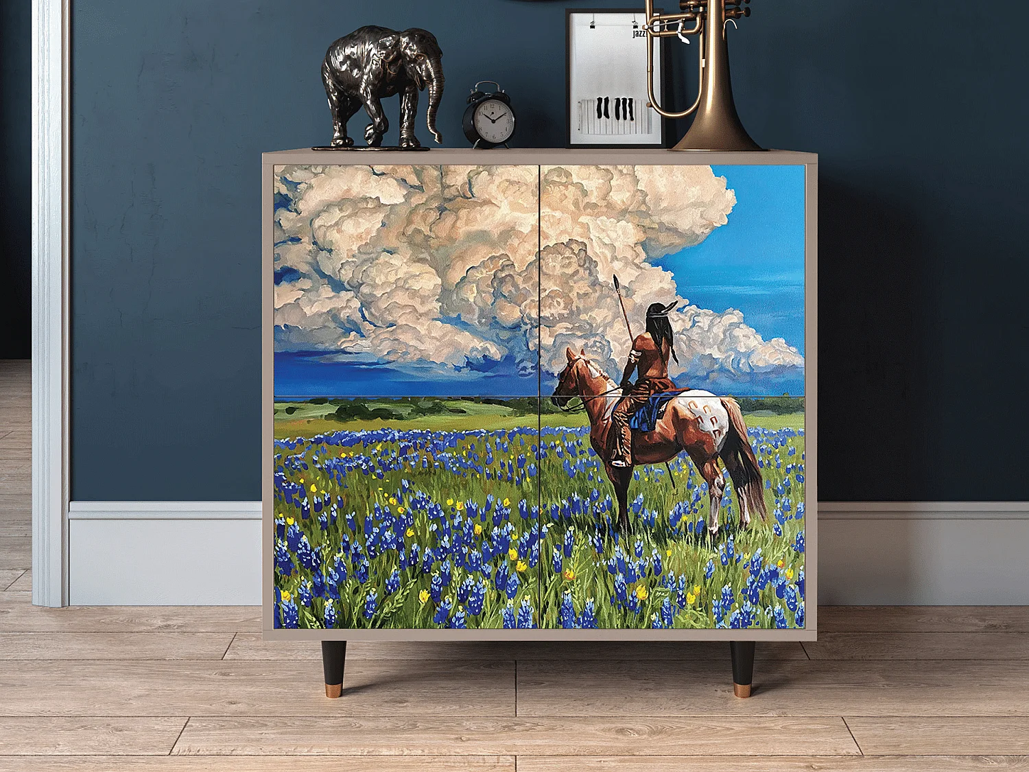 Dressoir - 94x96x48 cm - BS3 - Thunderheads by Dean, Latte