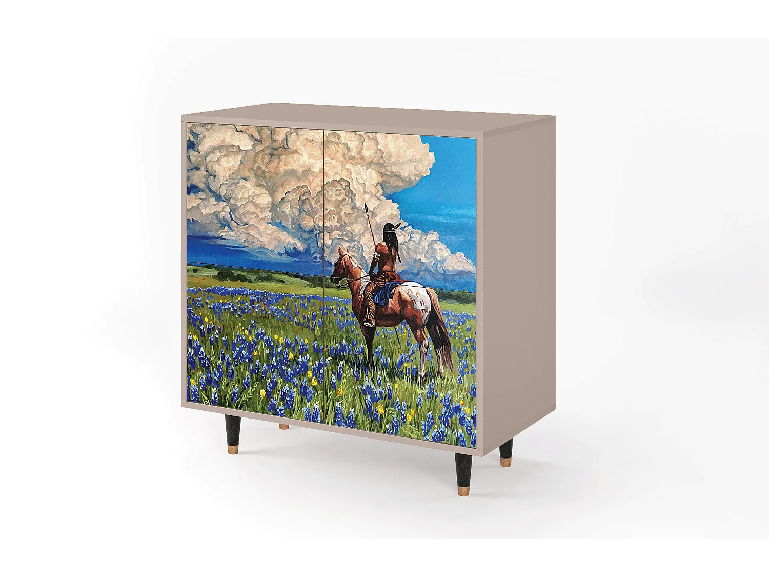 Dressoir - 94x96x48 cm - BS3 - Thunderheads by Dean, Latte