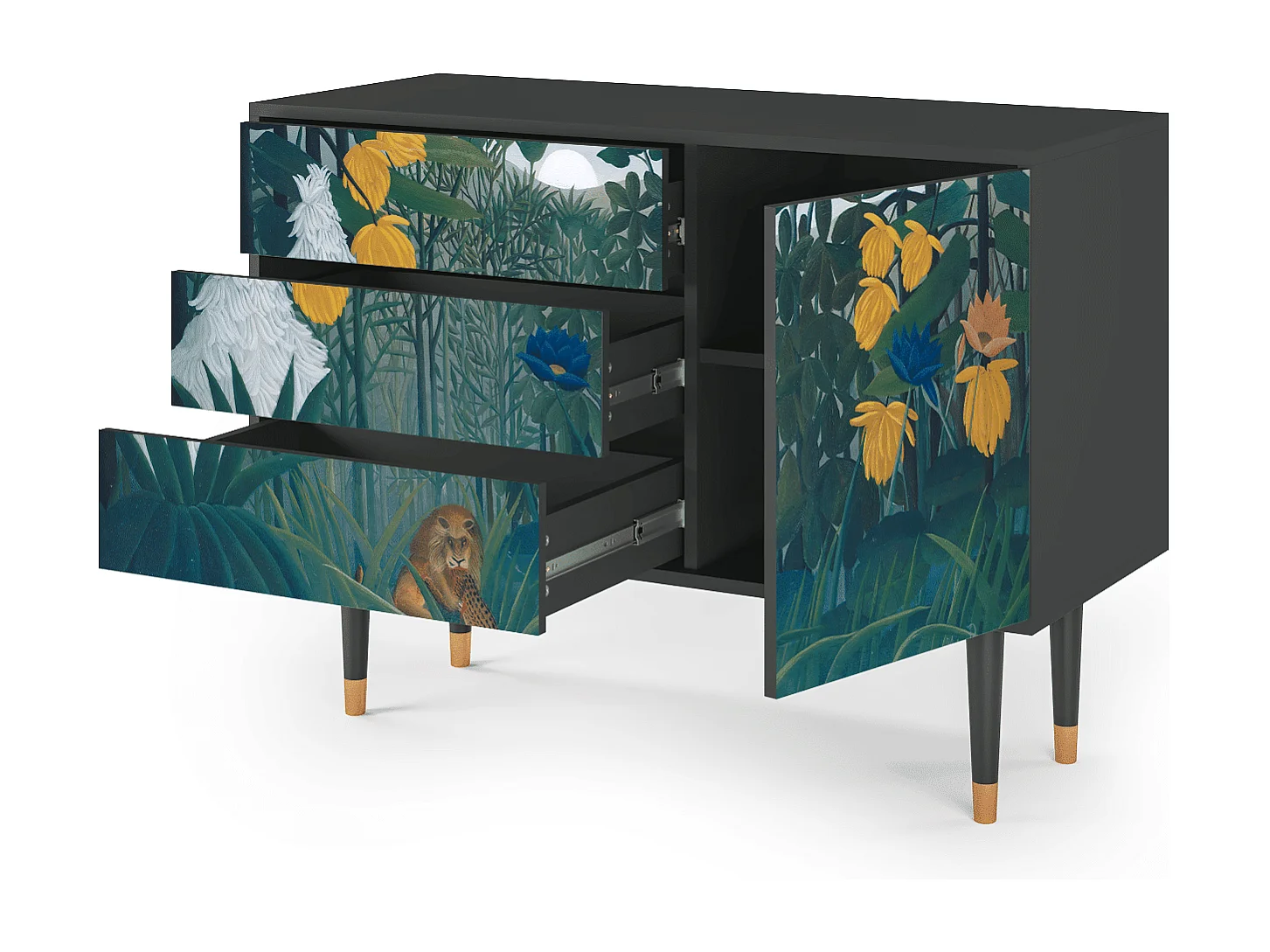 Buffet - 115х84х41 cm - S3 - The Repast of the Lion, Anthracite