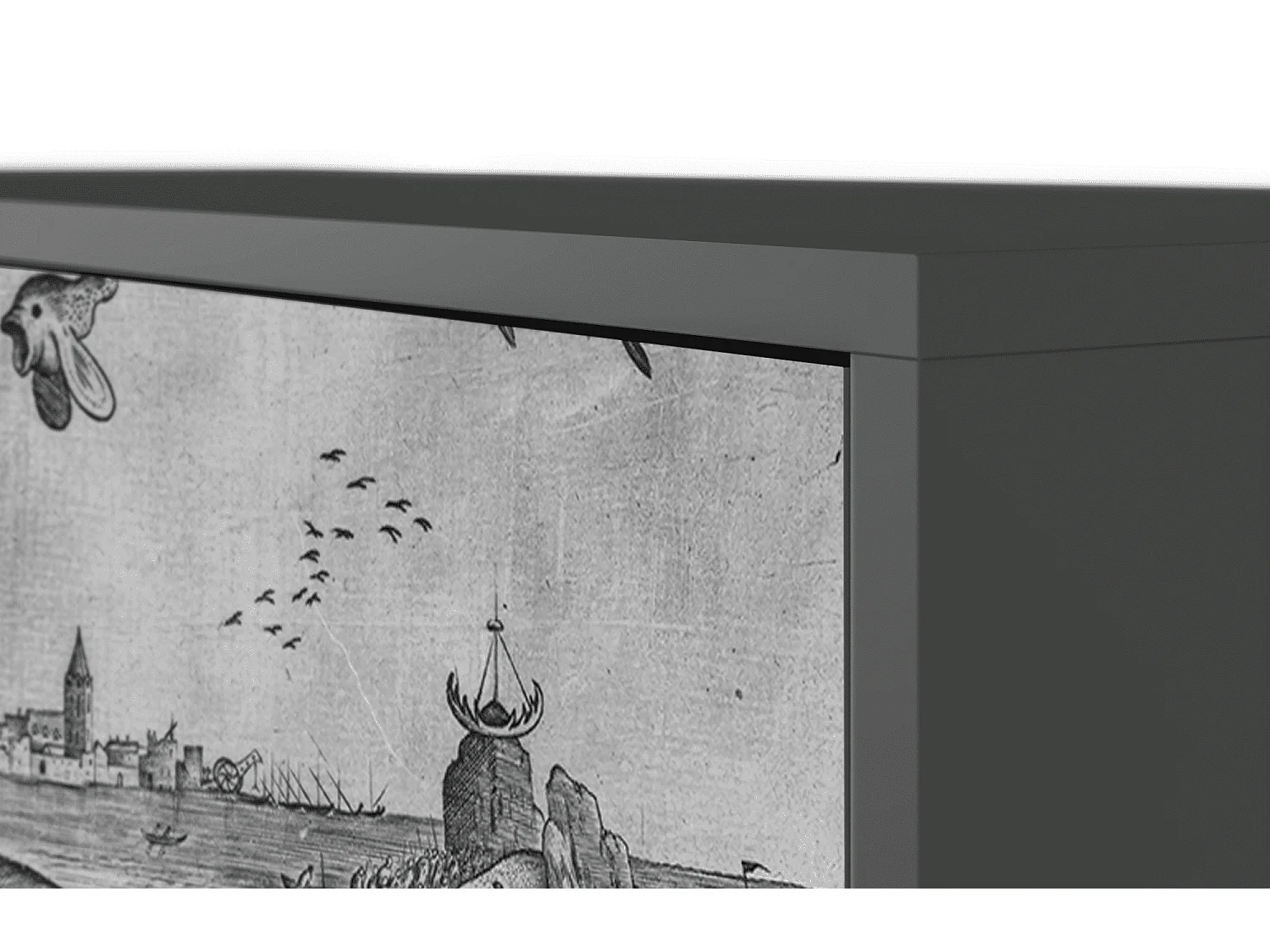 Credenza - 115х84х41 cm - S3 - Big Fish Eat Little, Antracite